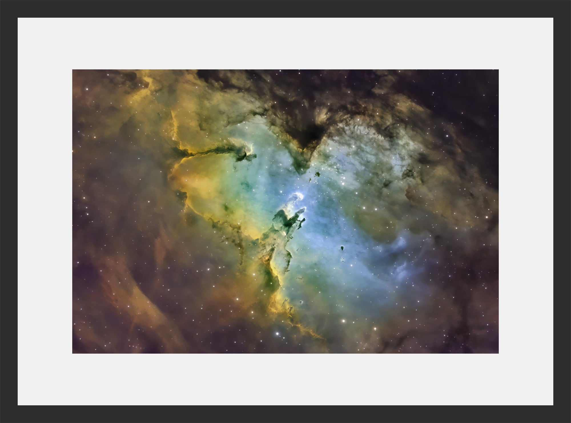 Sarah Mathews - Pillars of Creation Framed